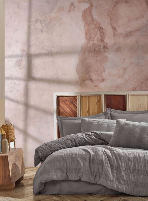 Постільна білизна Saheser Salmon grey євро 200х220 Постільна білизна Saheser Salmon grey євро 200х220