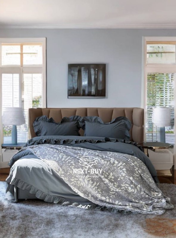 Муслінове покривало Saheser Model Amor Gri  євро Туреччина