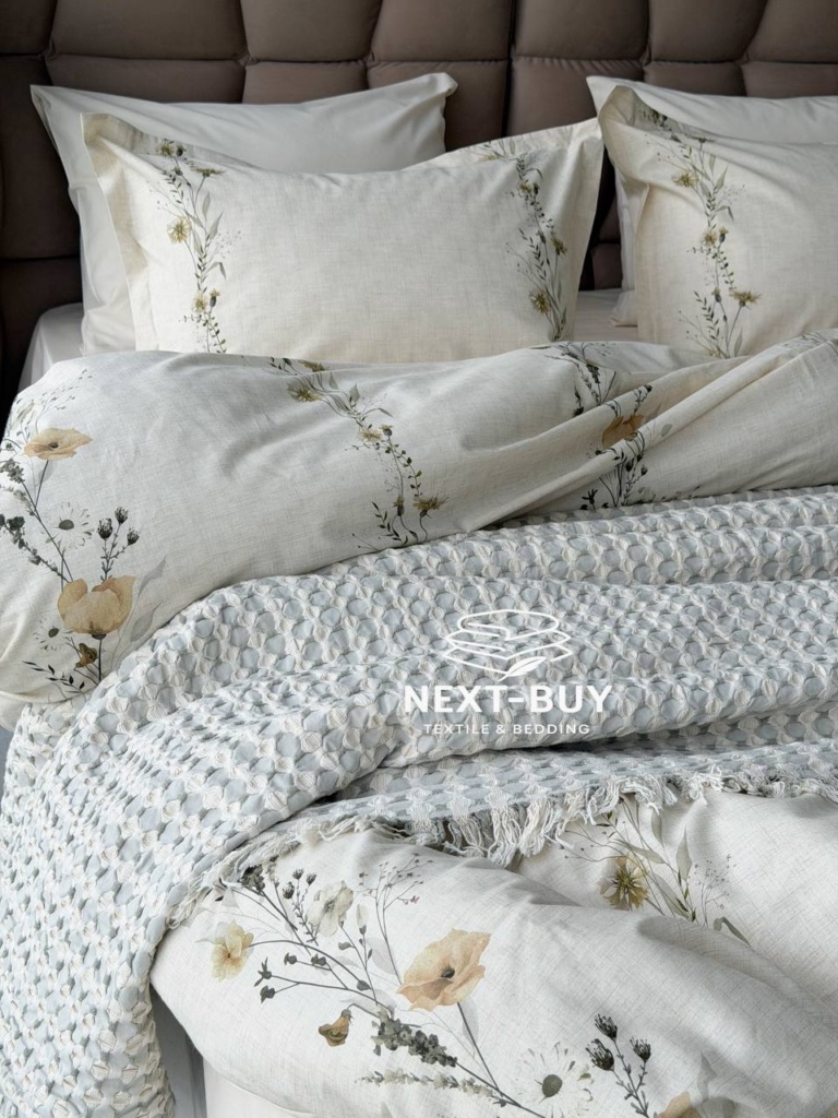 Постільна білизна Saheser Yoan євро 200х220 jacquard